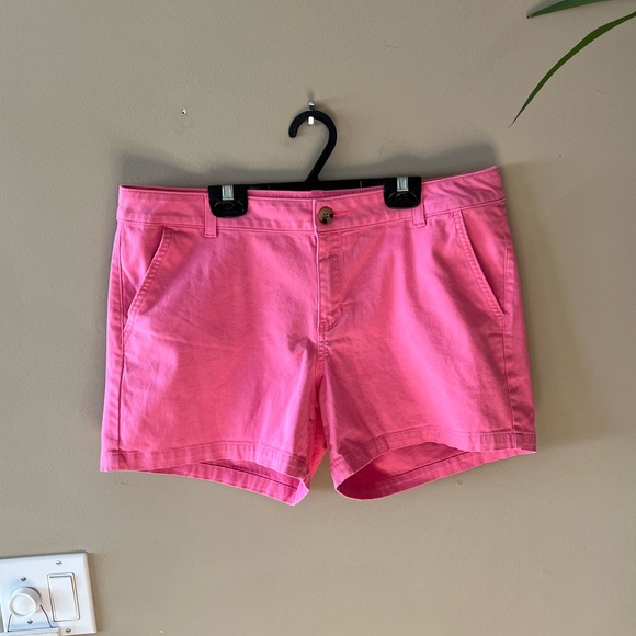 a.n.a Pink Cotton Twill Shorts - Picture 6 of 14